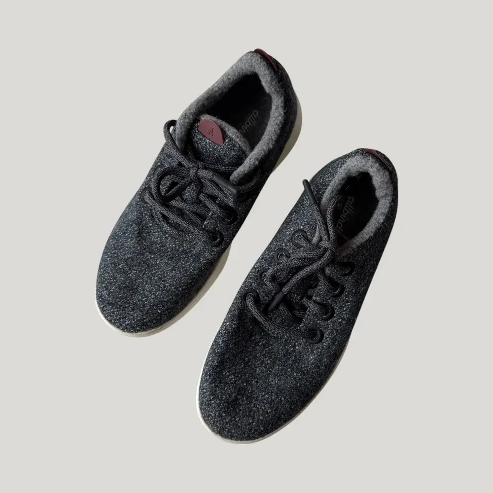 Allbirds • Mizzles Fuji Charcoal Gray Wool Runner Sneakers